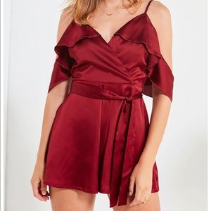 Urban Outfitters silk romper